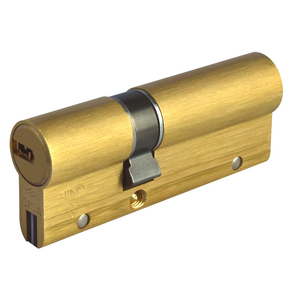 CISA Astral S Euro Double Cylinder - L16065 - 30/60 - Polished Brass - OA3S1