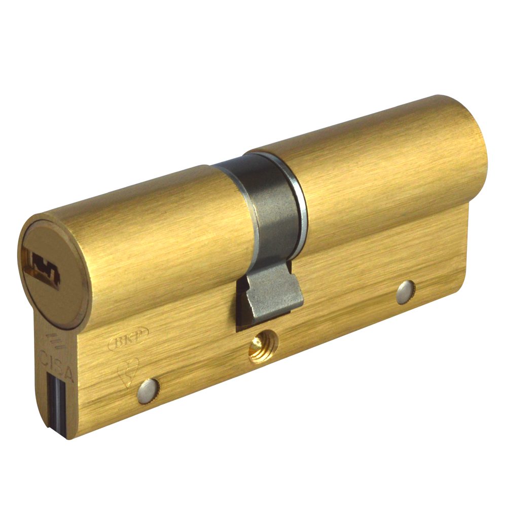 CISA Astral S Euro Double Cylinder - L16061 - 35/50 - Polished Brass - OA3S1