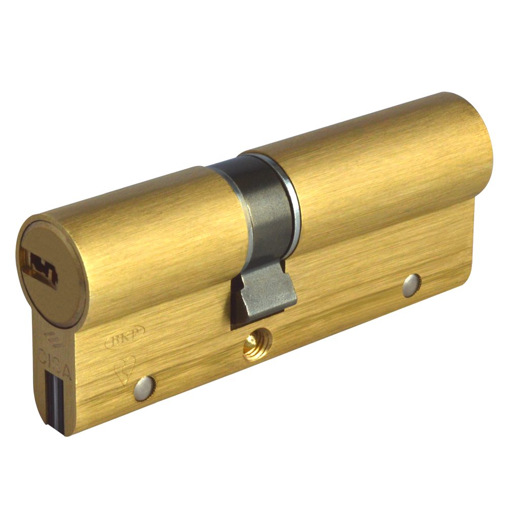 CISA Astral S Euro Double Cylinder - L16067 - 35/55 - Polished Brass - OA3S1