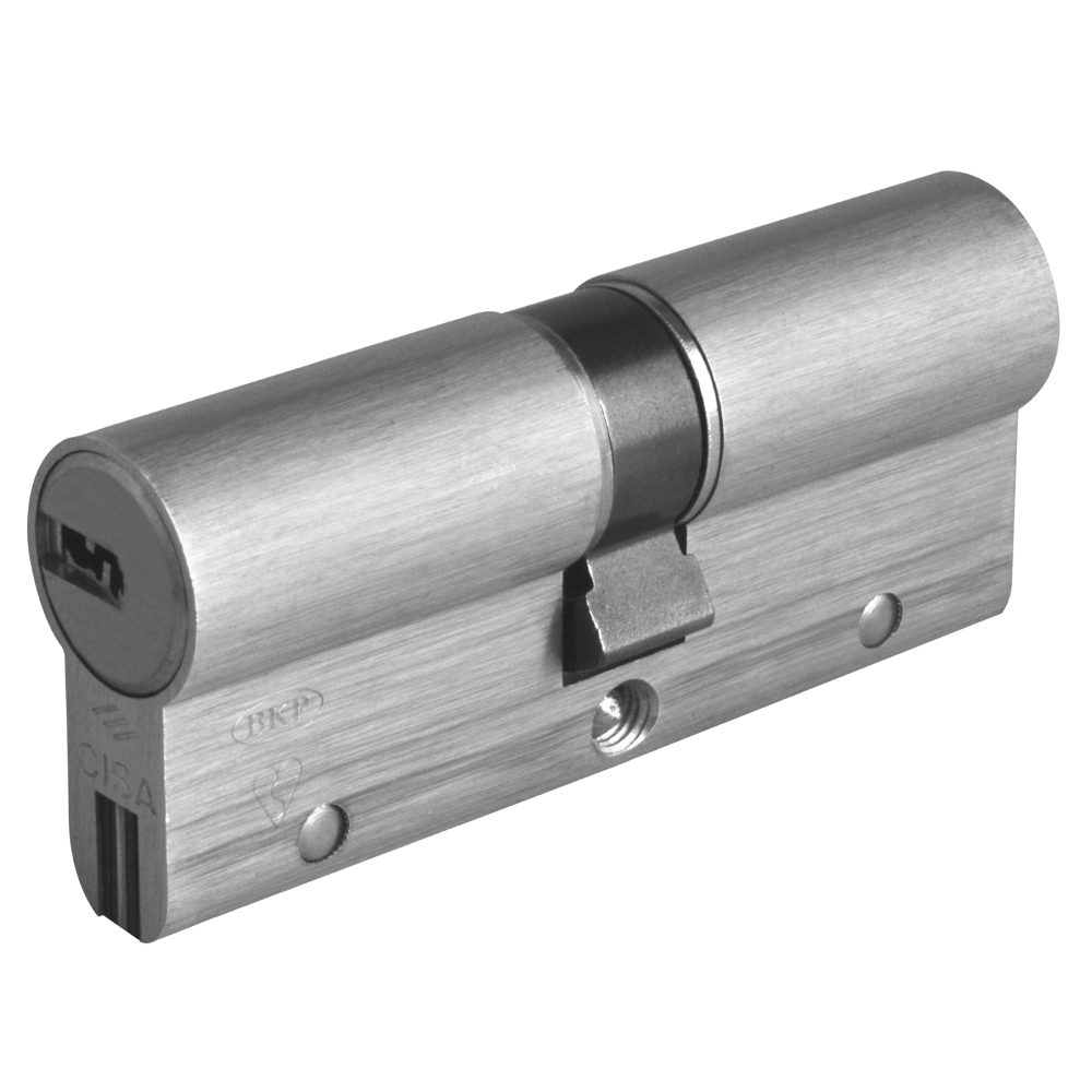 CISA Astral S Euro Double Cylinder - L16058 - 40/40 - Nickel Plated - OA3S1