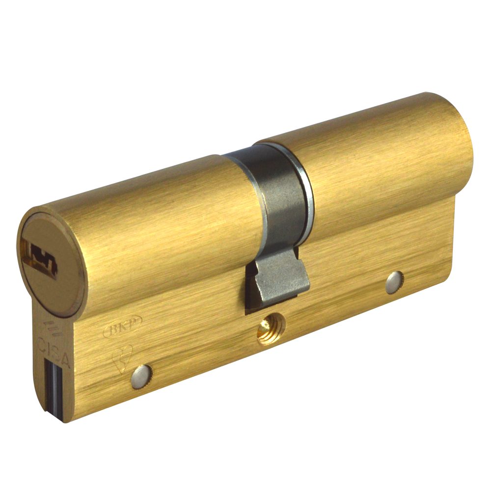 CISA Astral S Euro Double Cylinder - L16063 - 40/45 - Polished Brass - OA3S1