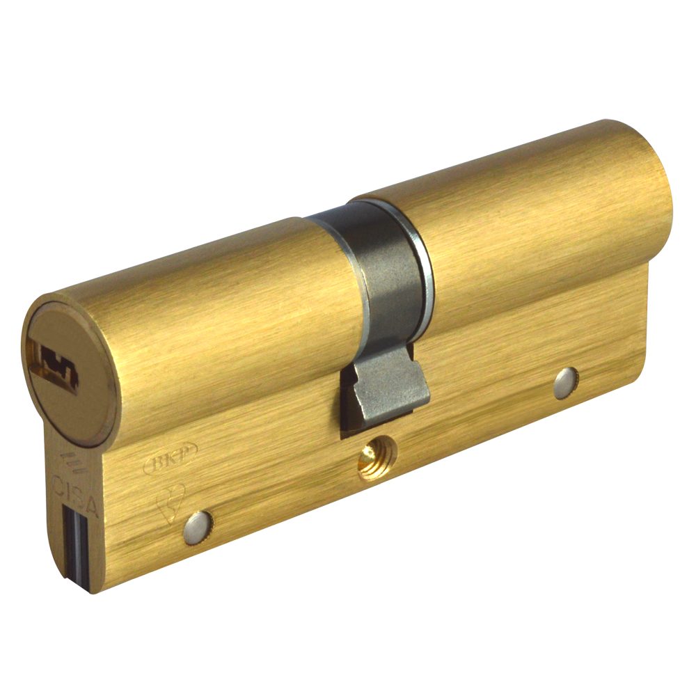 CISA Astral S Euro Double Cylinder - L16069 - 40/50 - Polished Brass - OA3S1