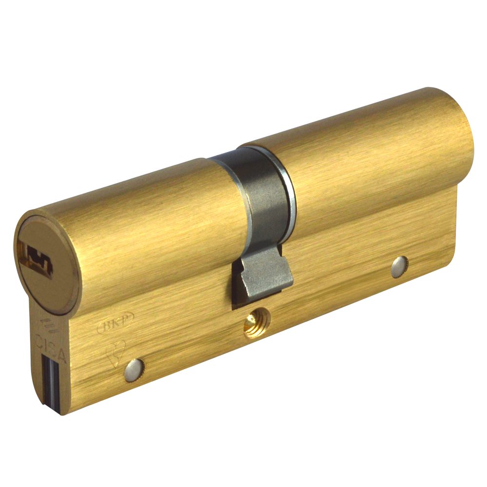 CISA Astral S Euro Double Cylinder - L16194 - 40/55 - Polished Brass - OA3S1