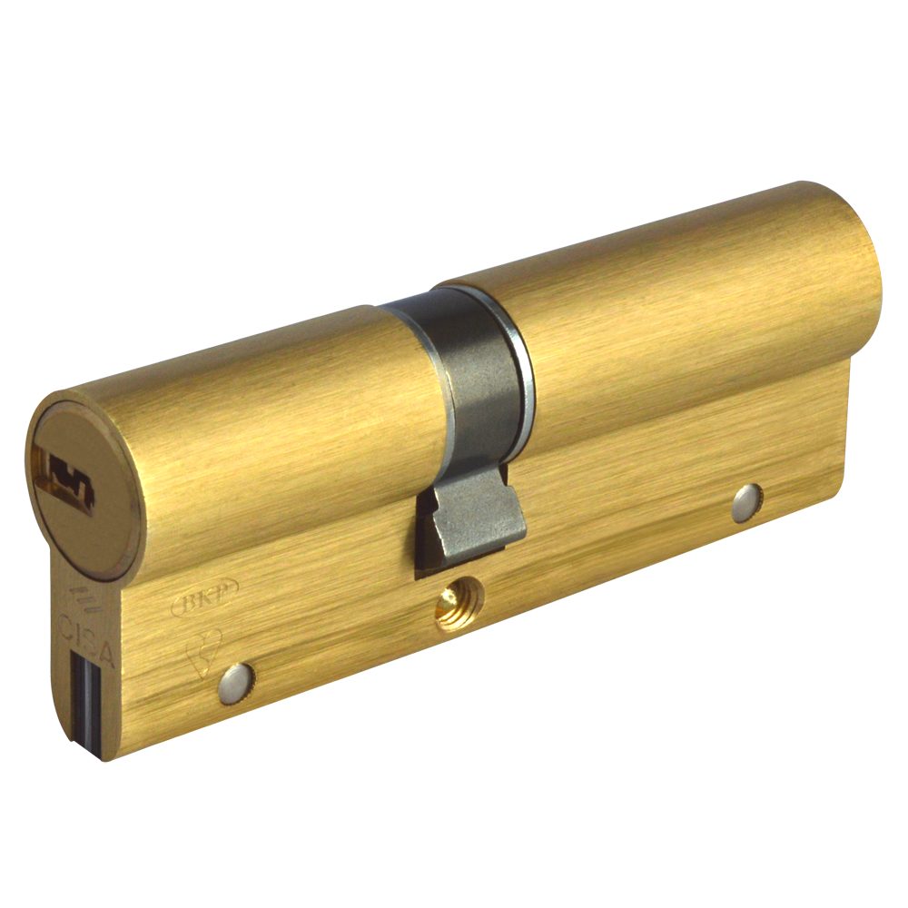 CISA Astral S Euro Double Cylinder - L16073 - 40/60 - Polished Brass - OA3S1