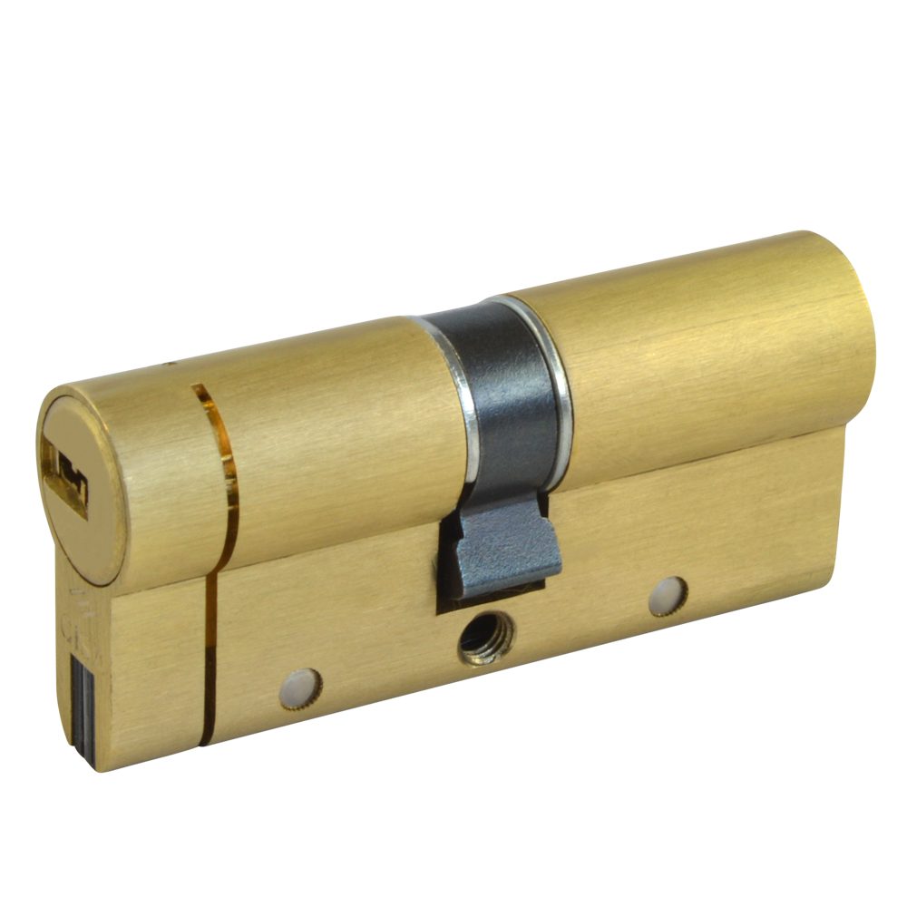 CISA Astral S24 QD Euro Double Cylinder - L17770 - 35/35 - Polished Brass - OA3S1