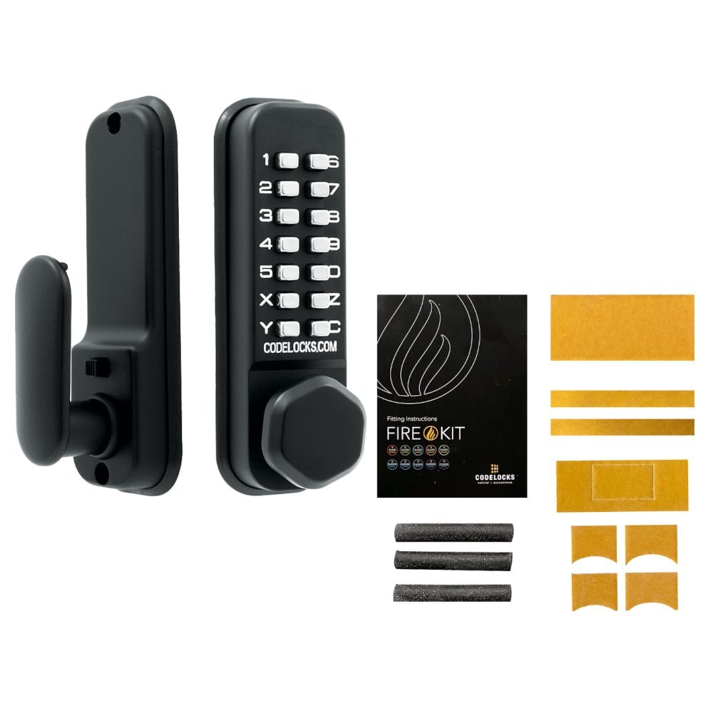 CL0255 Marine By Codelocks Digital Lock - L35782 - Black - 0255 BK MG FKP
