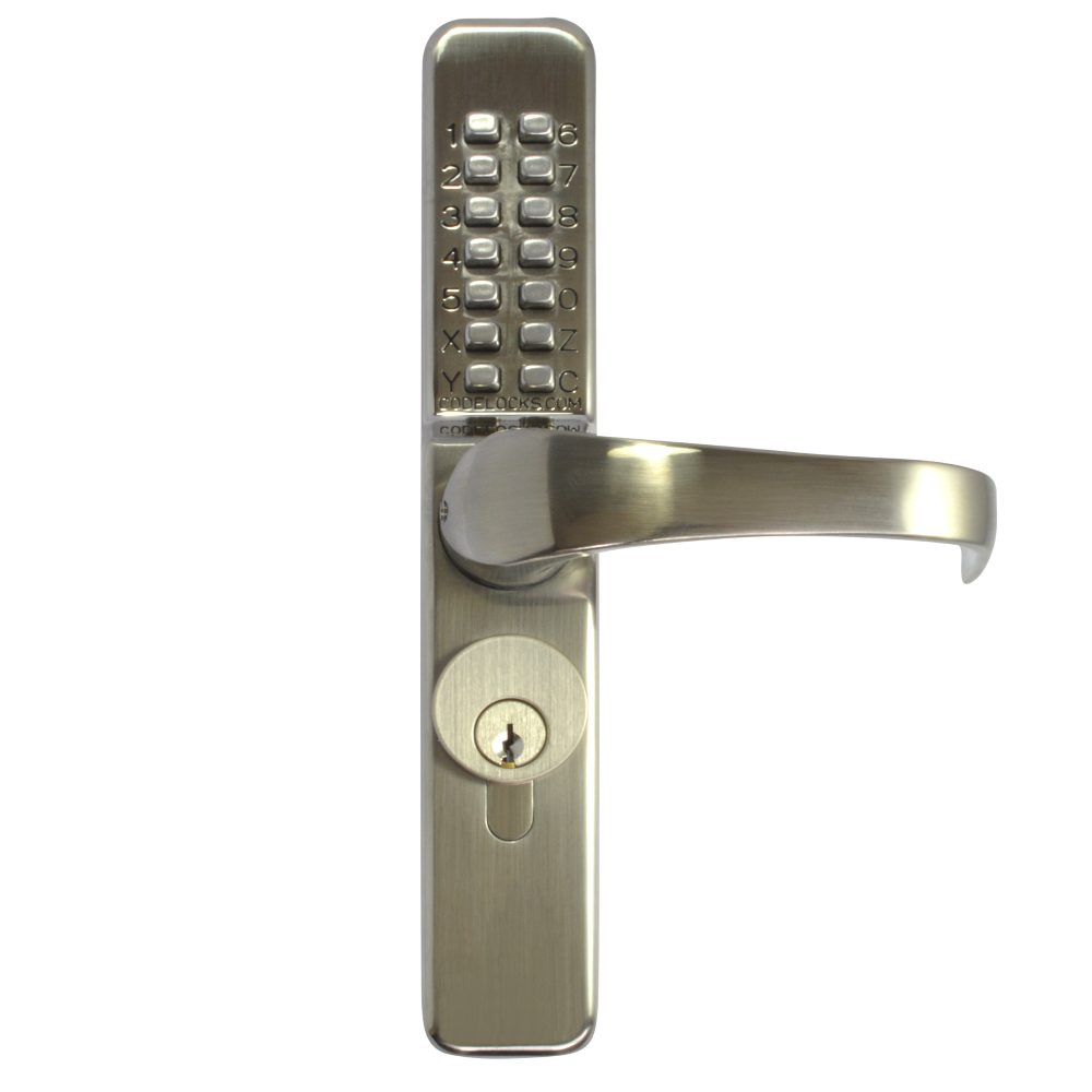 CODELOCKS CL0460 Series Narrow Style Digital Lock - L15048 - Satin Chrome - 460