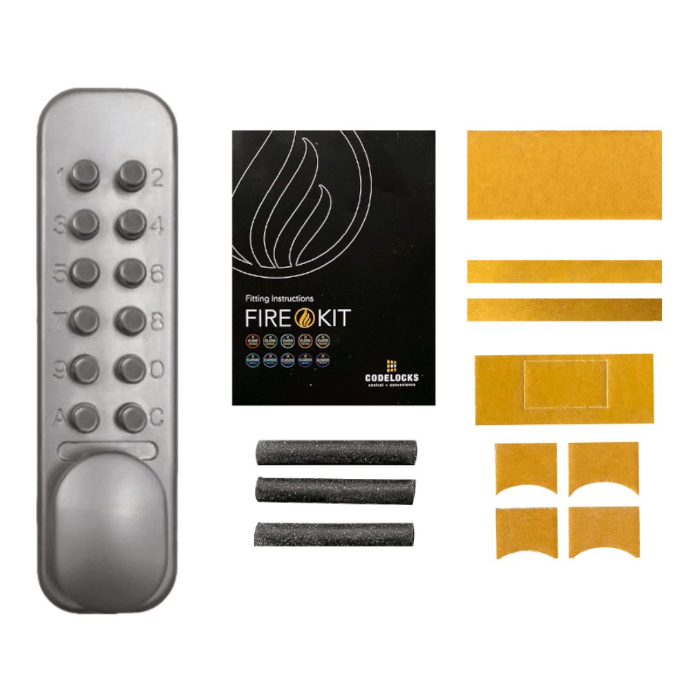 CODELOCKS CL160 Easycode Digital Lock - L35778 - Silver Grey - 0160 SG FKP
