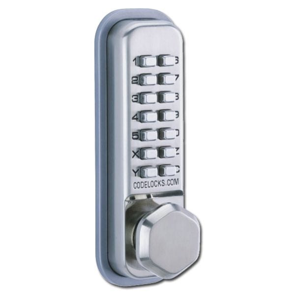 CODELOCKS CL255 Digital Lock With Optional Holdback - L6996 - Stainless Steel - 0255 SS