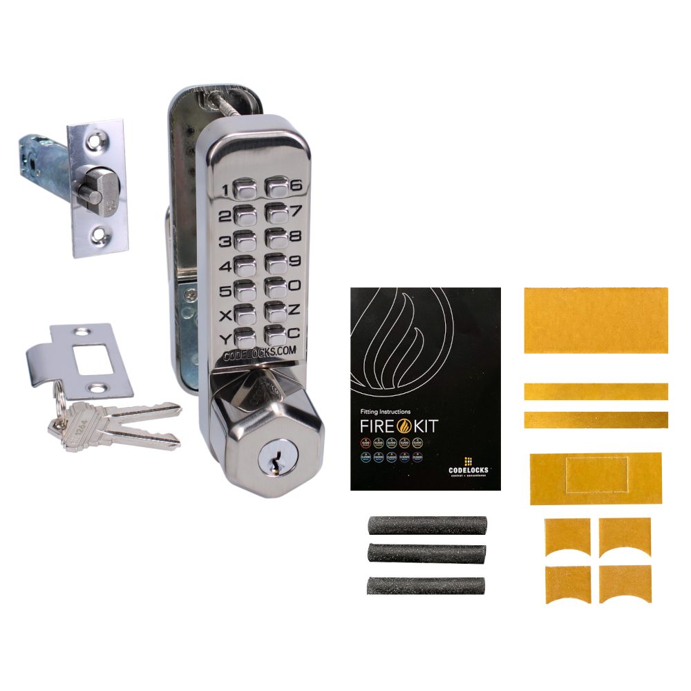CODELOCKS CL255KO Series Digital Lock With Key Override