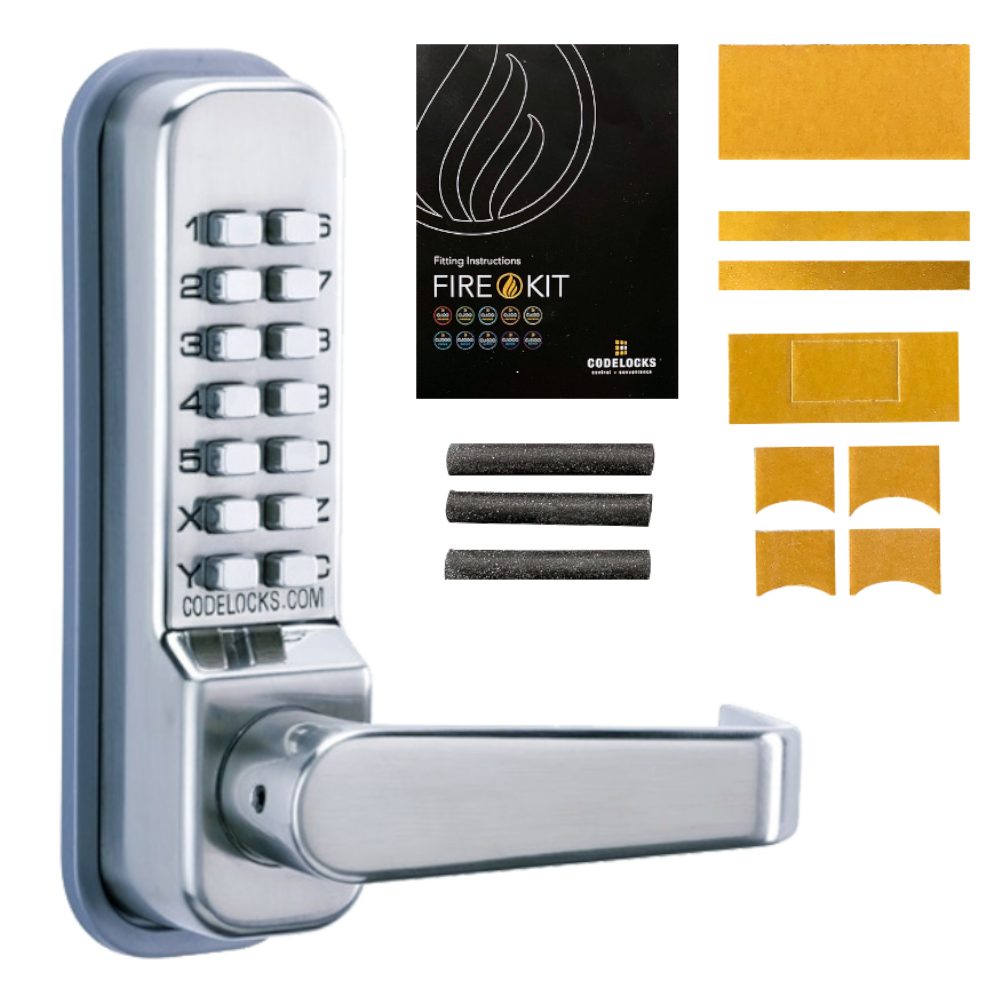 CODELOCKS CL425 Digital Lock With Mortice Lock - L35786 - Stainless Steel - 0425 SS FKP