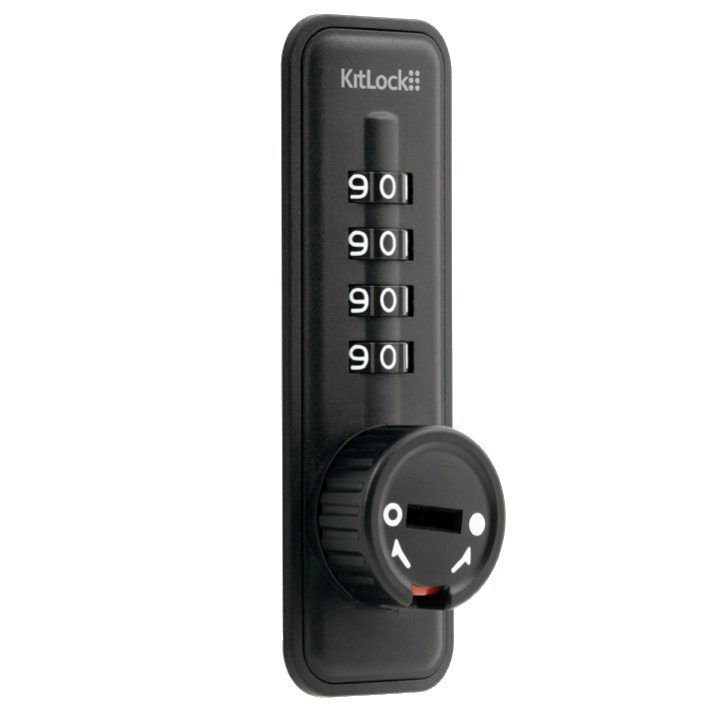 CODELOCKS Kitlock KL15 Public Function Mechanical Combination Lock - L32373 - Black - 0015 BK PU