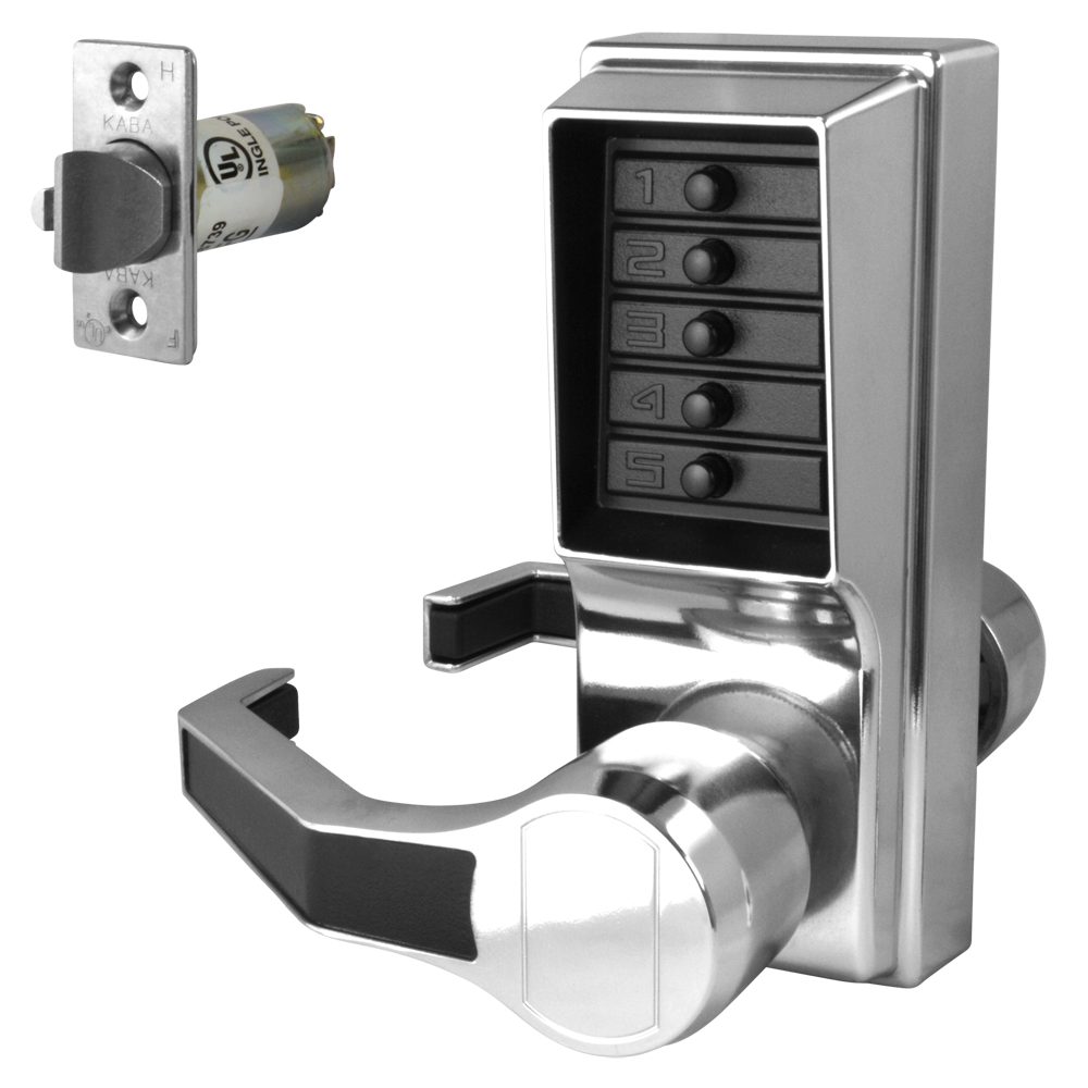 DORMAKABA Simplex L1000 Series L1011 Digital Lock Lever Operated - L3179 - Satin Chrome - LL1011-26D
