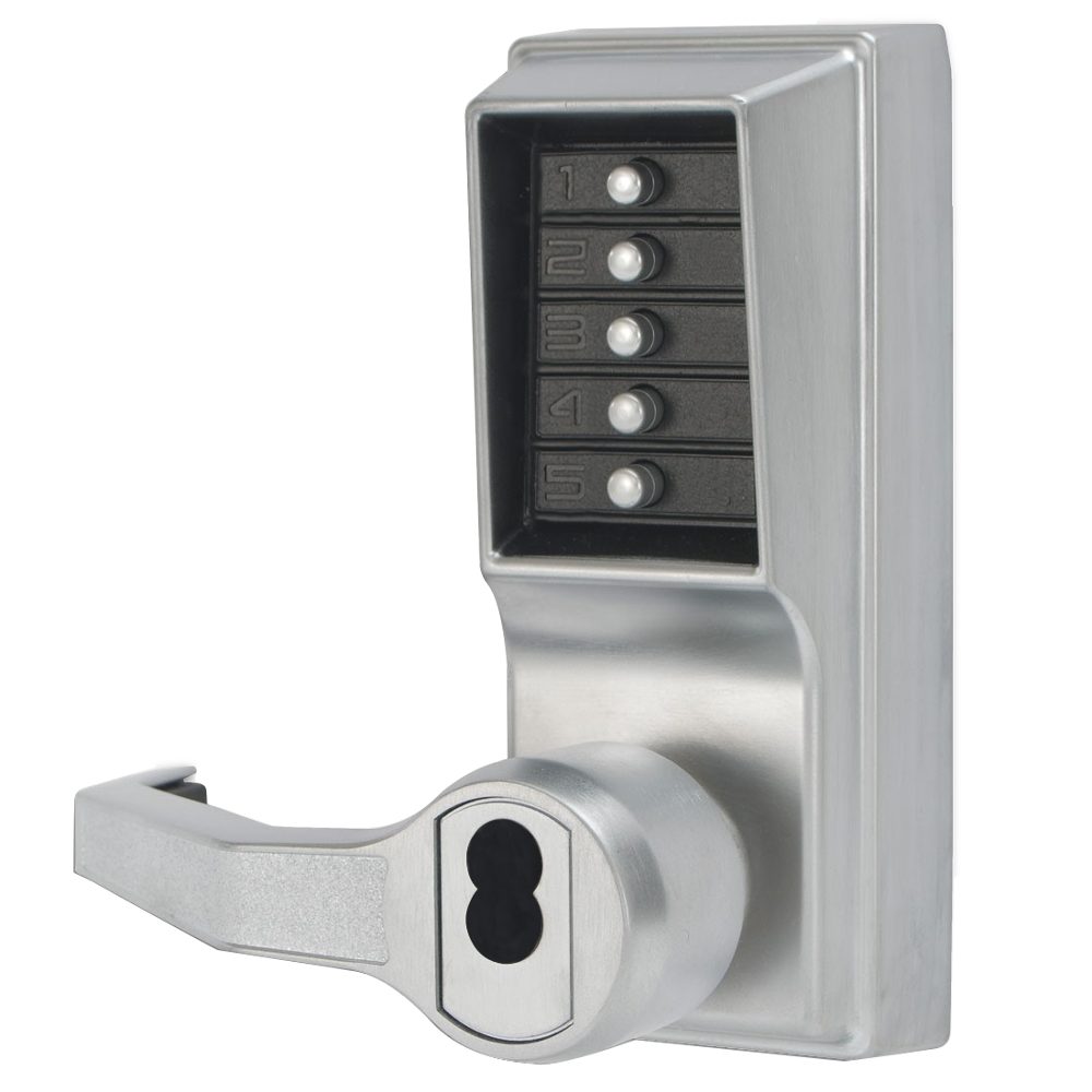 DORMAKABA Simplex L1000 Series L1021B Digital Lock Lever Operated - L10352 - Satin Chrome - LL1021B-26D