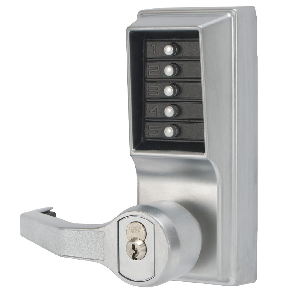 DORMAKABA Simplex L1000 Series L1021B Digital Lock Lever Operated - L3181 - Satin Chrome - LL1021B-26D