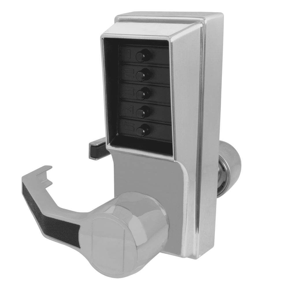 DORMAKABA Simplex L1000 Series L1031 Digital Lock Lever Operated With Passage Set - L8443 - Satin Chrome - LL1031-26D