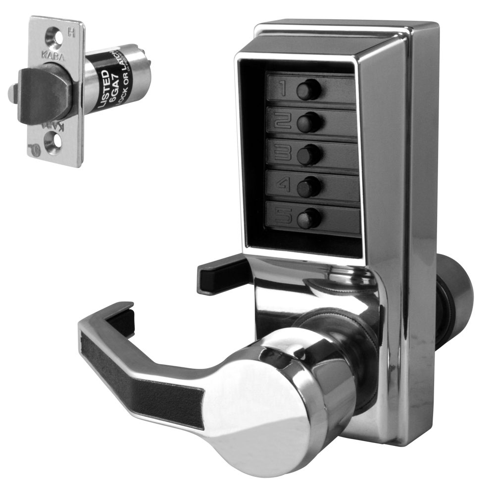 DORMAKABA Simplex L1000 Series L1041B Digital Lock Lever Operated With Key Override &amp; Passage Set