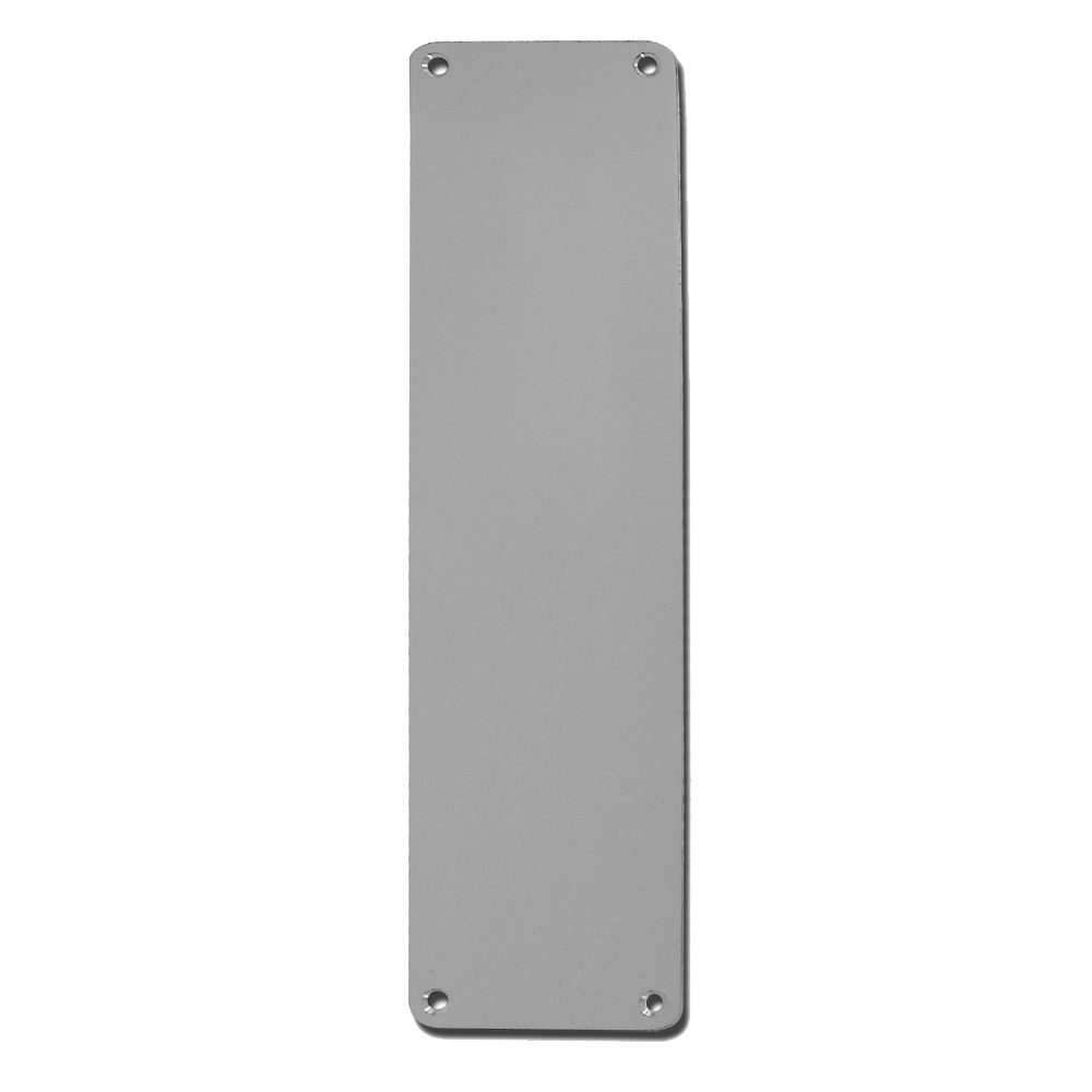 DORTREND 75mm Wide Rounded Aluminium Finger Plate