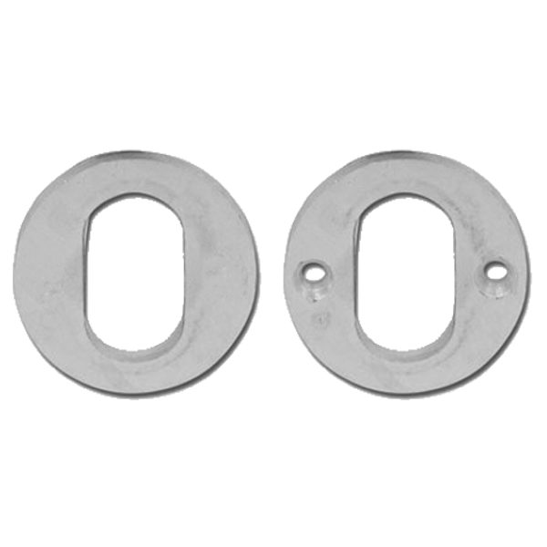 DORTREND SECL2AS Concealed Fix Escutcheon - A1237 - Anodised Aluminium - SECL2AS