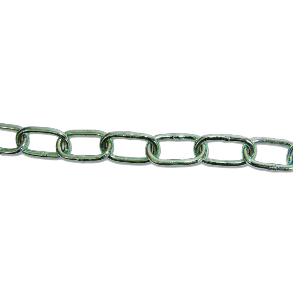ENGLISH CHAIN Zinc Plated Welded Steel Chain - 8929 - 19324ZN