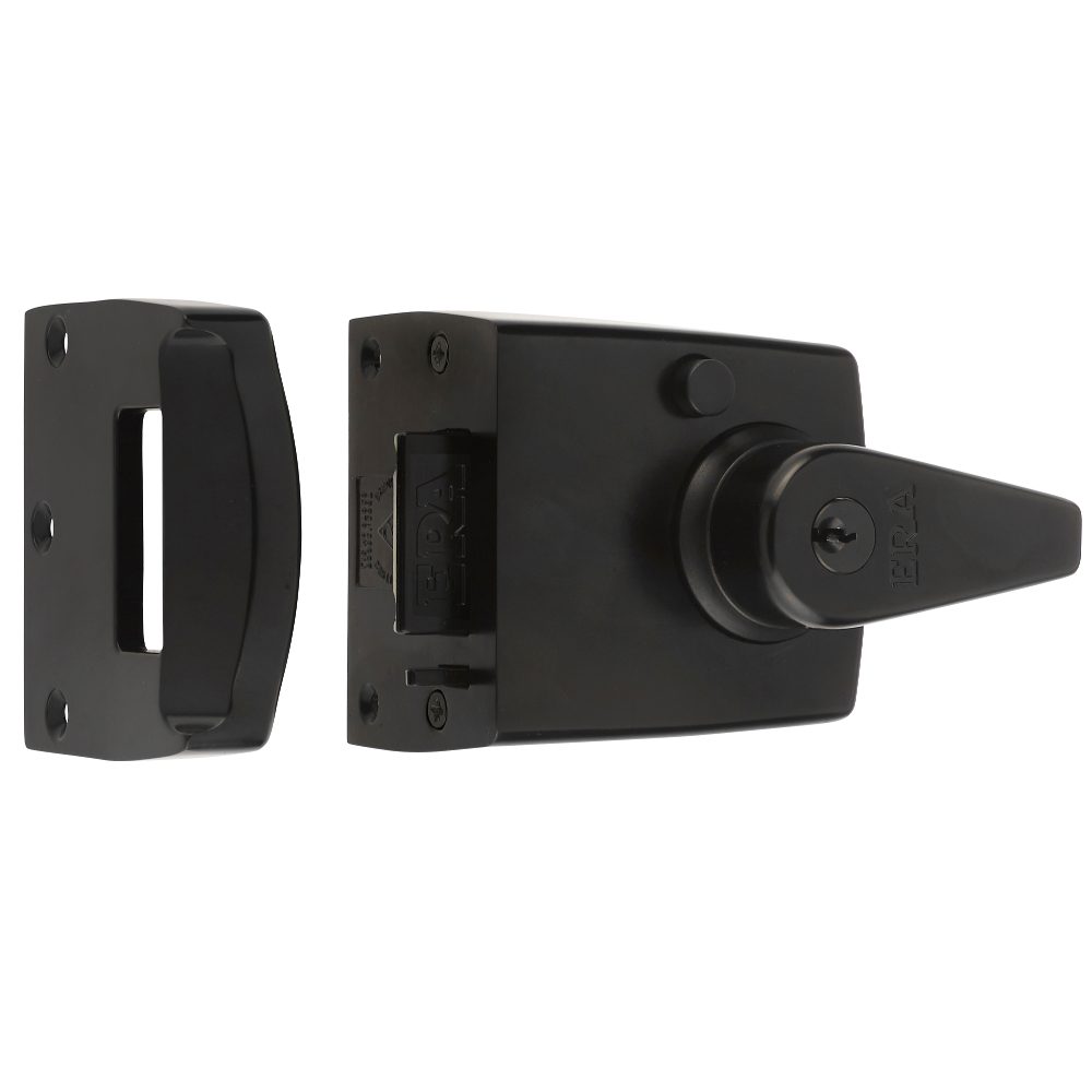 ERA 1830 &amp; 1930 Auto Deadlocking Nightlatch - L31632 - Black - 1830-10-1