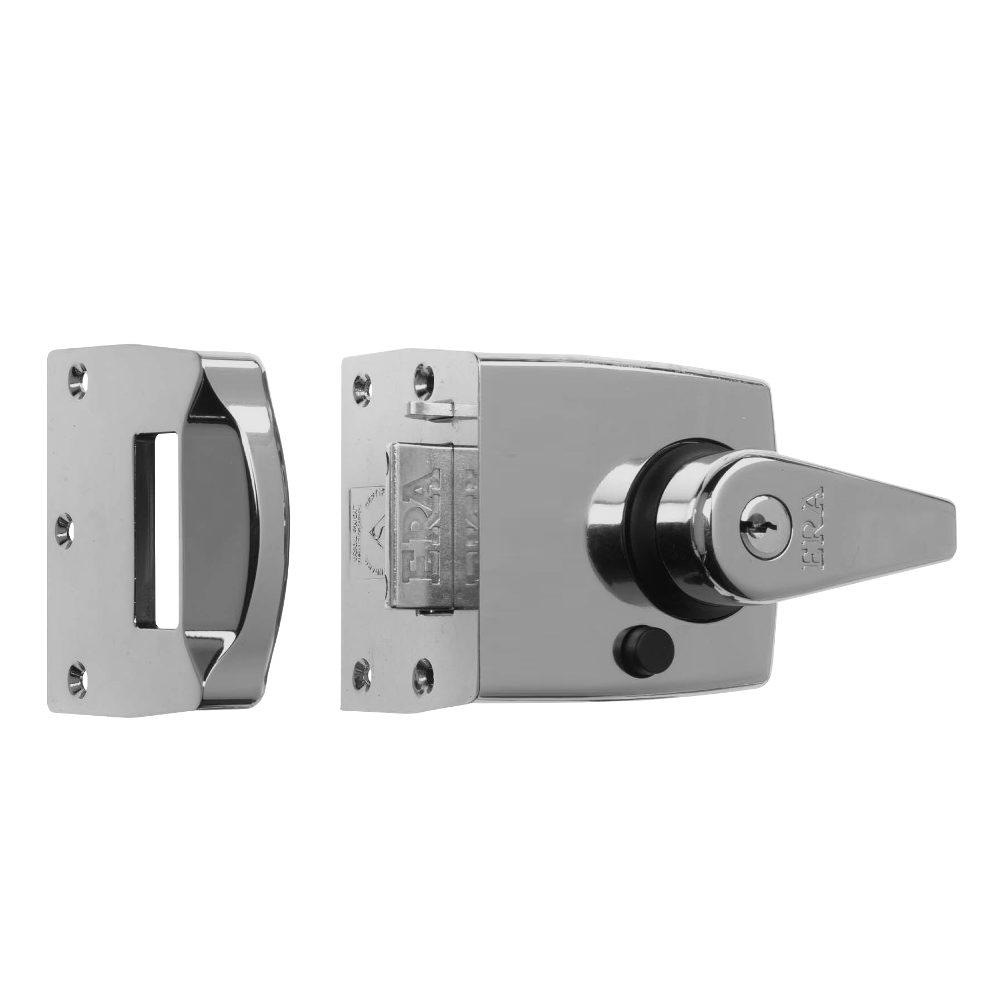 ERA 1830 &amp; 1930 Auto Deadlocking Nightlatch - L15033 - Satin Chrome - 1930-35-7