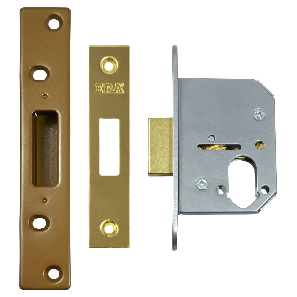 ERA 223 &amp; 323 Oval Deadcase - L17454 - Polished Brass - 223-31PB