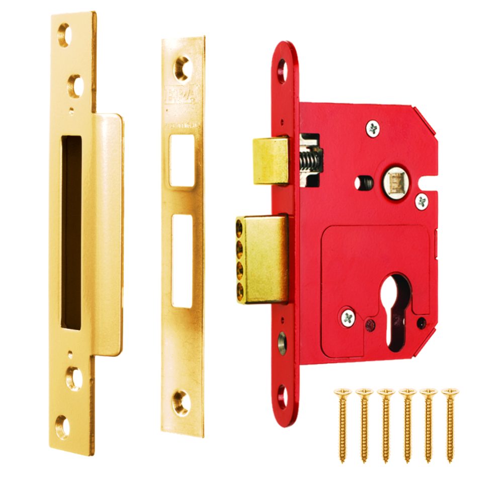 ERA 264 Fortress Euro Sashcase - L33576 - Polished Brass - 264-31CASE