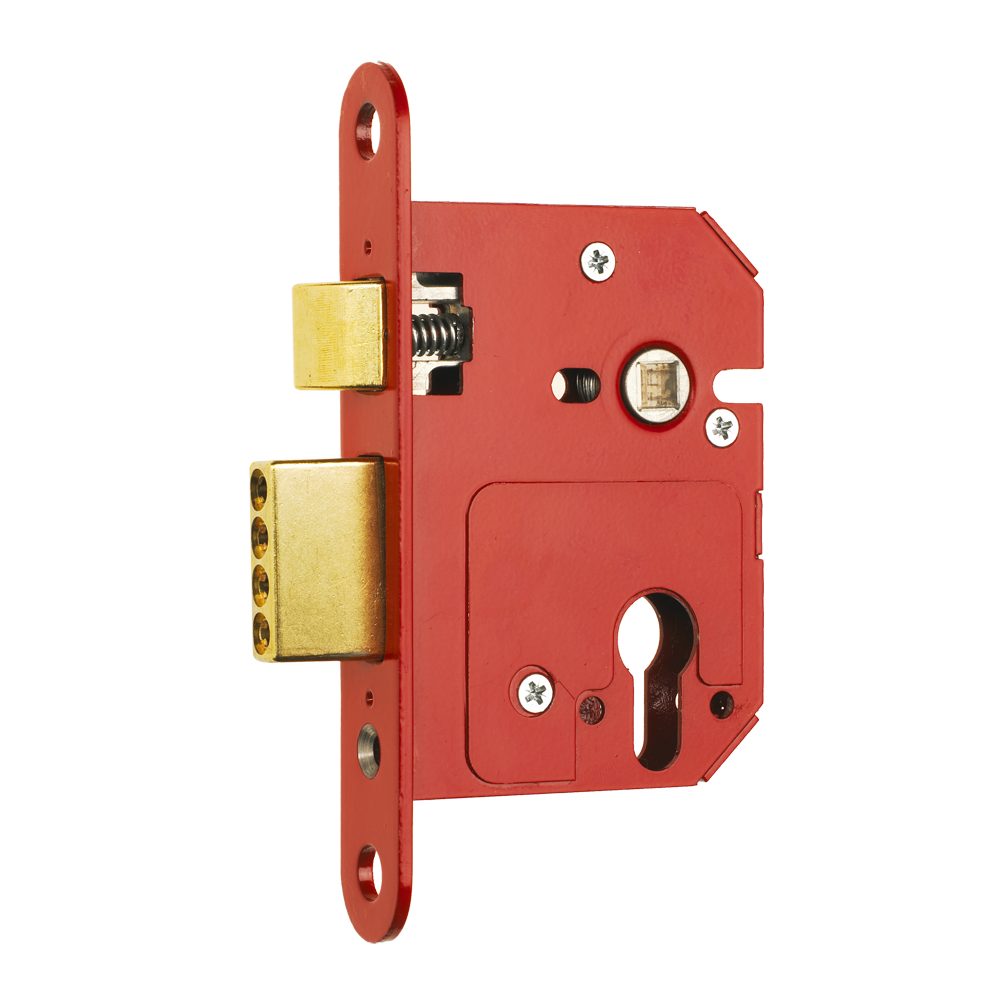 ERA 334 Fortress Fortress BS BS Euro Keyless Egress Key &amp; Turn Sashlock With Cylinder - L16593 - Polished Brass - 334-31