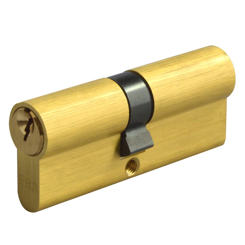ERA 6-Pin Euro Double Cylinder - L14116 - 35/45 - Polished Brass - 4071 31