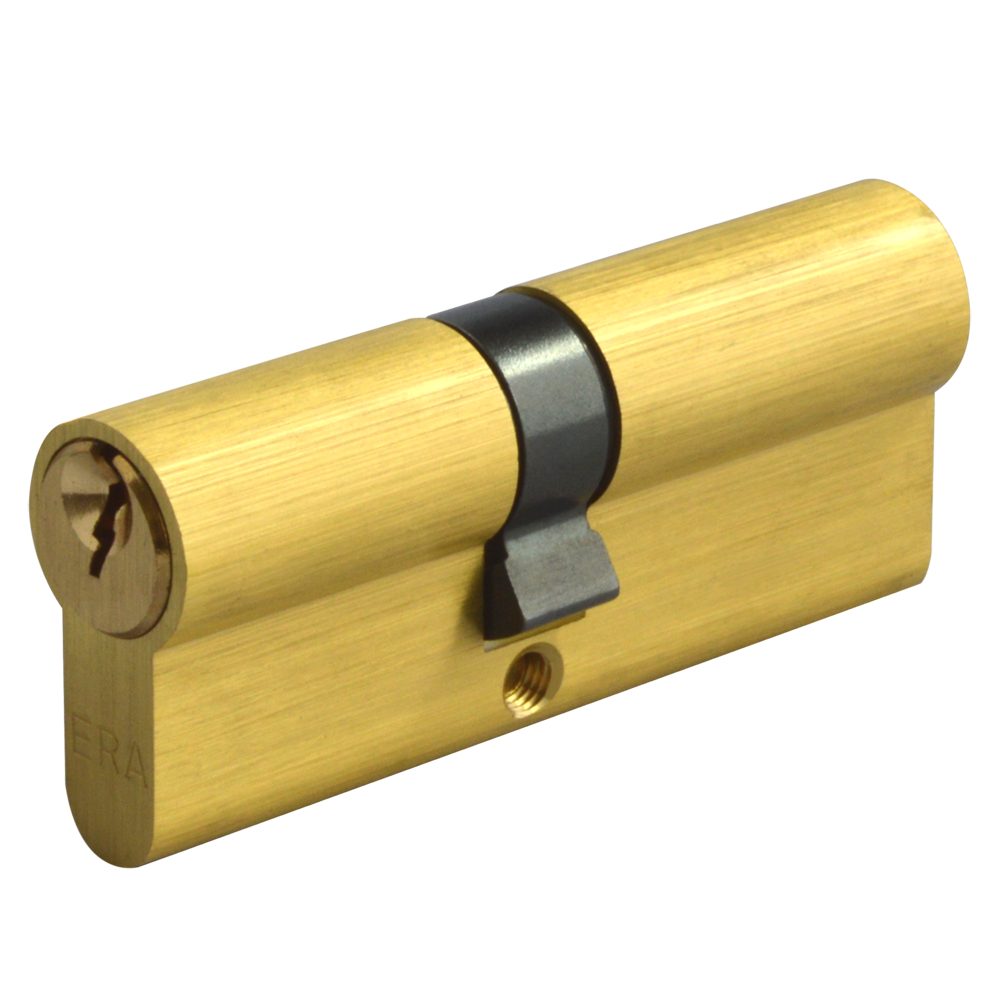 ERA 6-Pin Euro Double Cylinder - L14118 - 35/50 - Polished Brass - 4073 31
