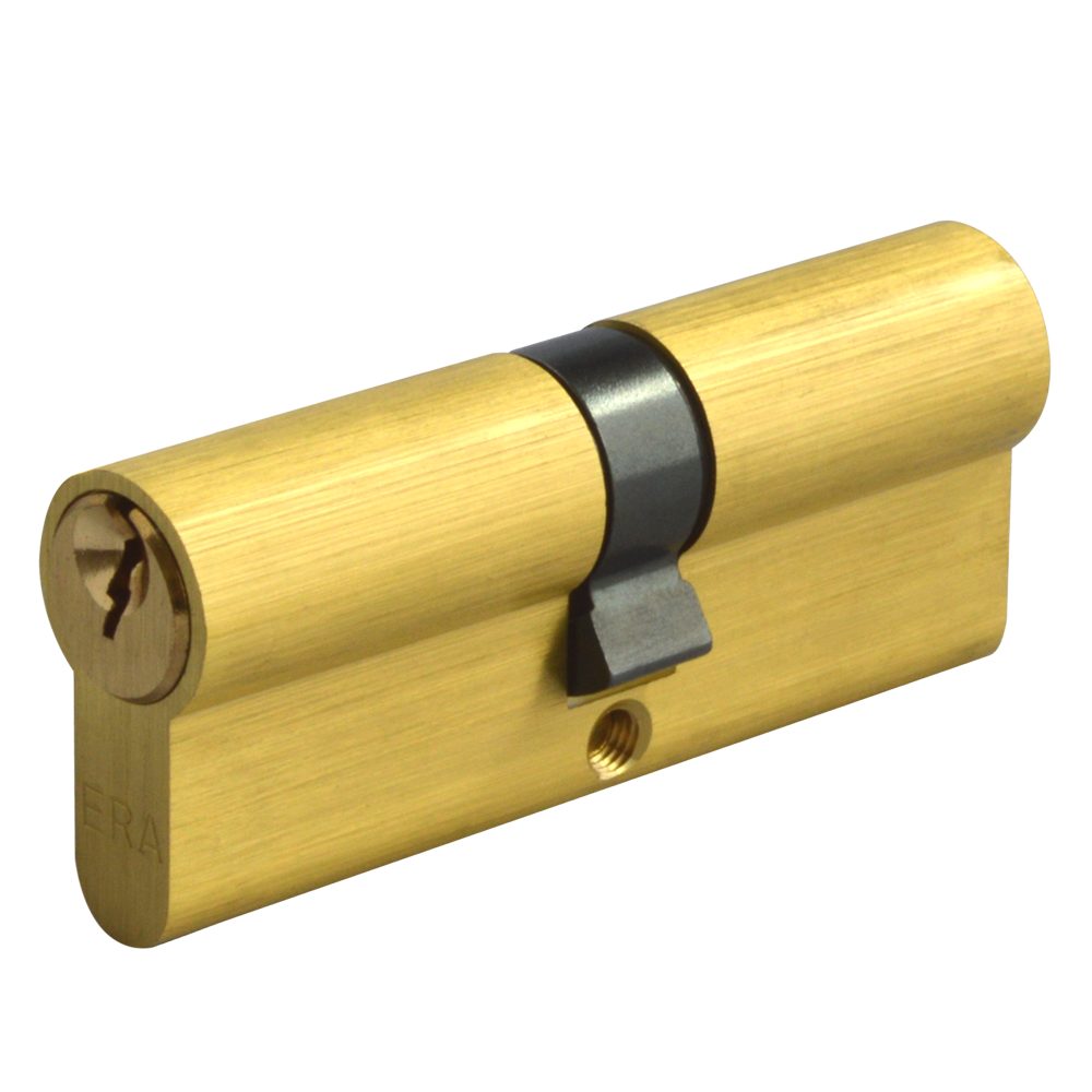 ERA 6-Pin Euro Double Cylinder - L14122 - 40/40 - Polished Brass - 4078 31