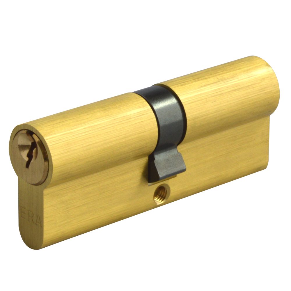 ERA 6-Pin Euro Double Cylinder - L14124 - 40/45 - Polished Brass - 4080 31