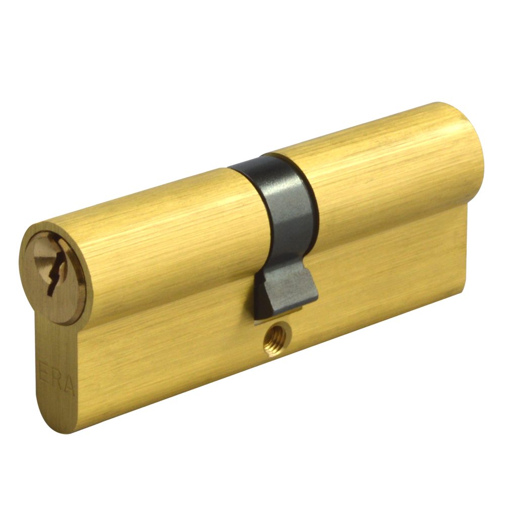 ERA 6-Pin Euro Double Cylinder - L14126 - 40/50 - Polished Brass - 4082 31