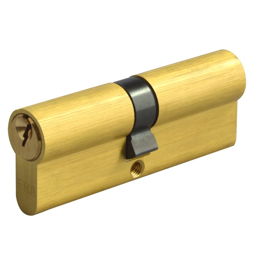 ERA 6-Pin Euro Double Cylinder - L14128 - 40/55 - Polished Brass - 4084 31