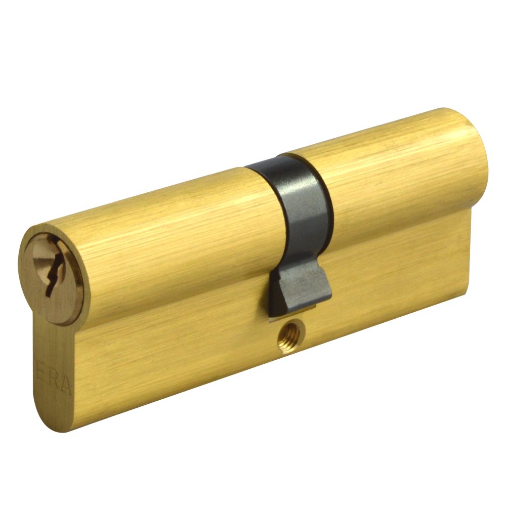 ERA 6-Pin Euro Double Cylinder - L14132 - 45/45 - Polished Brass - 4088 31