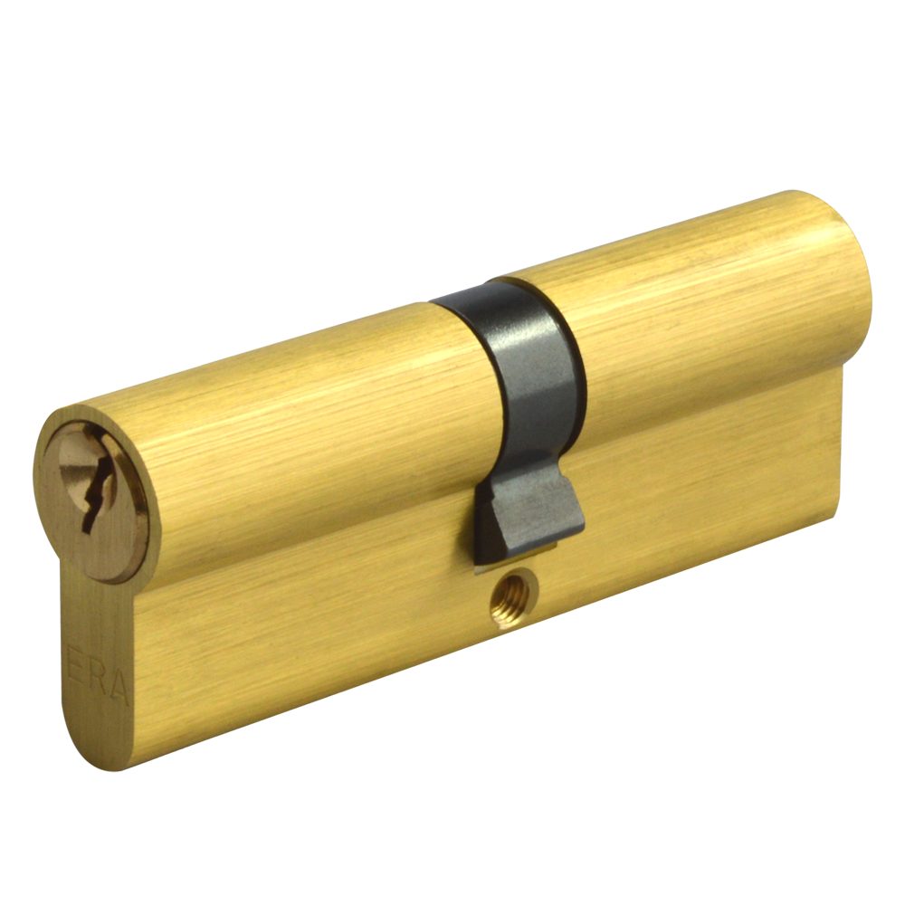 ERA 6-Pin Euro Double Cylinder - L14135 - 45/50 - Polished Brass - 4094 31