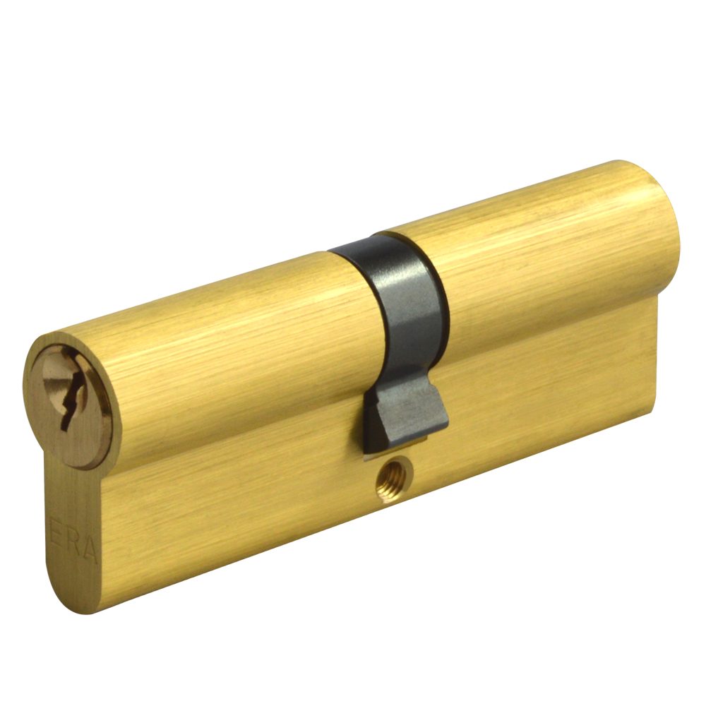 ERA 6-Pin Euro Double Cylinder - L14137 - 45/55 - Polished Brass - 4095 31