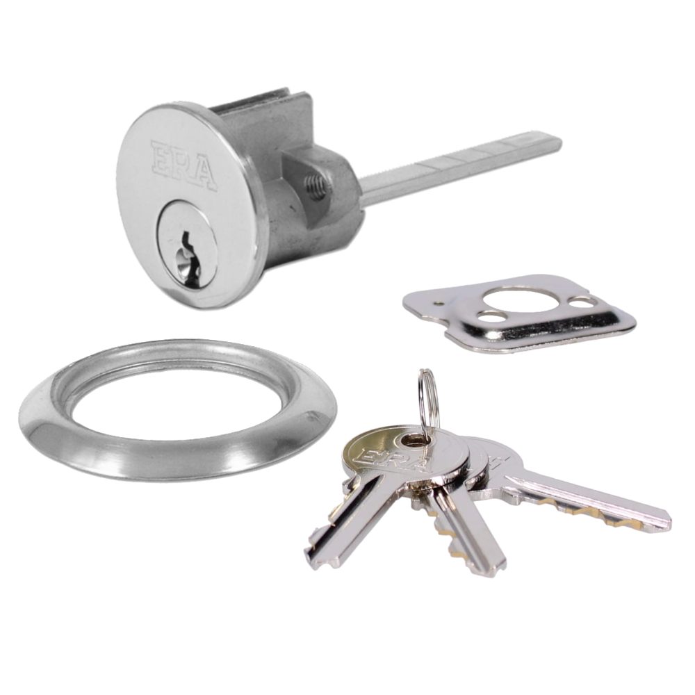 ERA 863 5-Pin Rim Cylinder - L14303 - Satin Chrome - 863 51