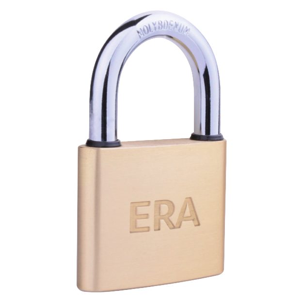 ERA Solid Brass Padlock - L26002 - Brass - IP-40BS-CL