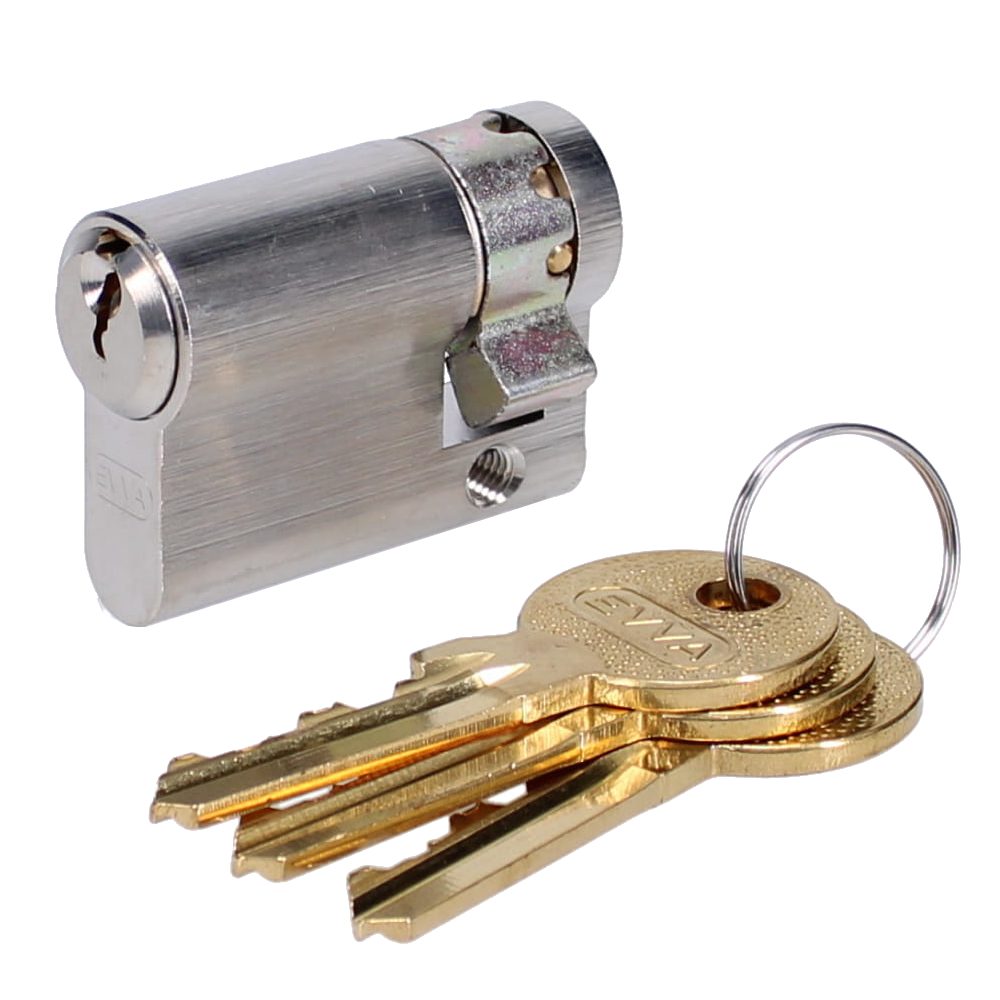 EVVA A5 HZ Euro Half Cylinder With Adjustable Cam KD