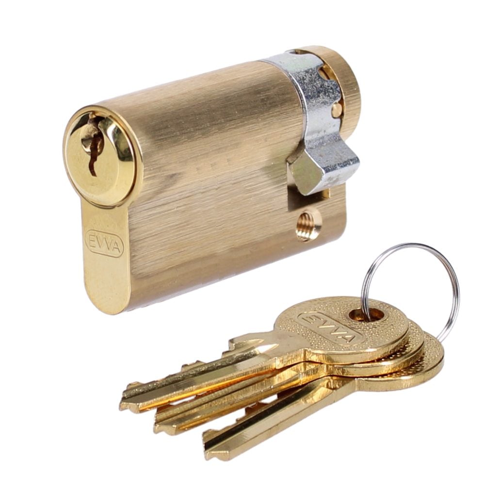 EVVA A5 HZ Euro Half Cylinder With Adjustable Cam KD