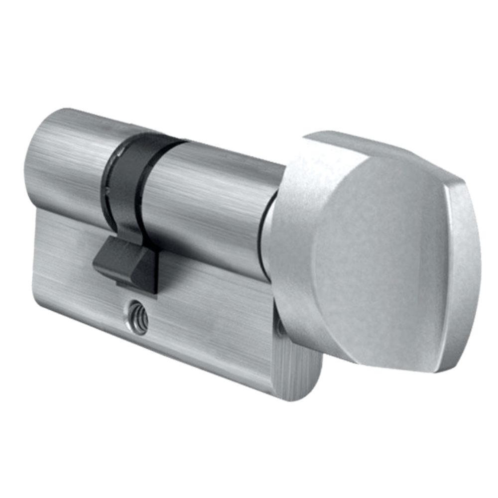 EVVA A5 KDZ Euro Key &amp; Turn Cylinder KD - L6199 - 27/T27 - Nickel Plated - A5 KDZ 27-K27 KD