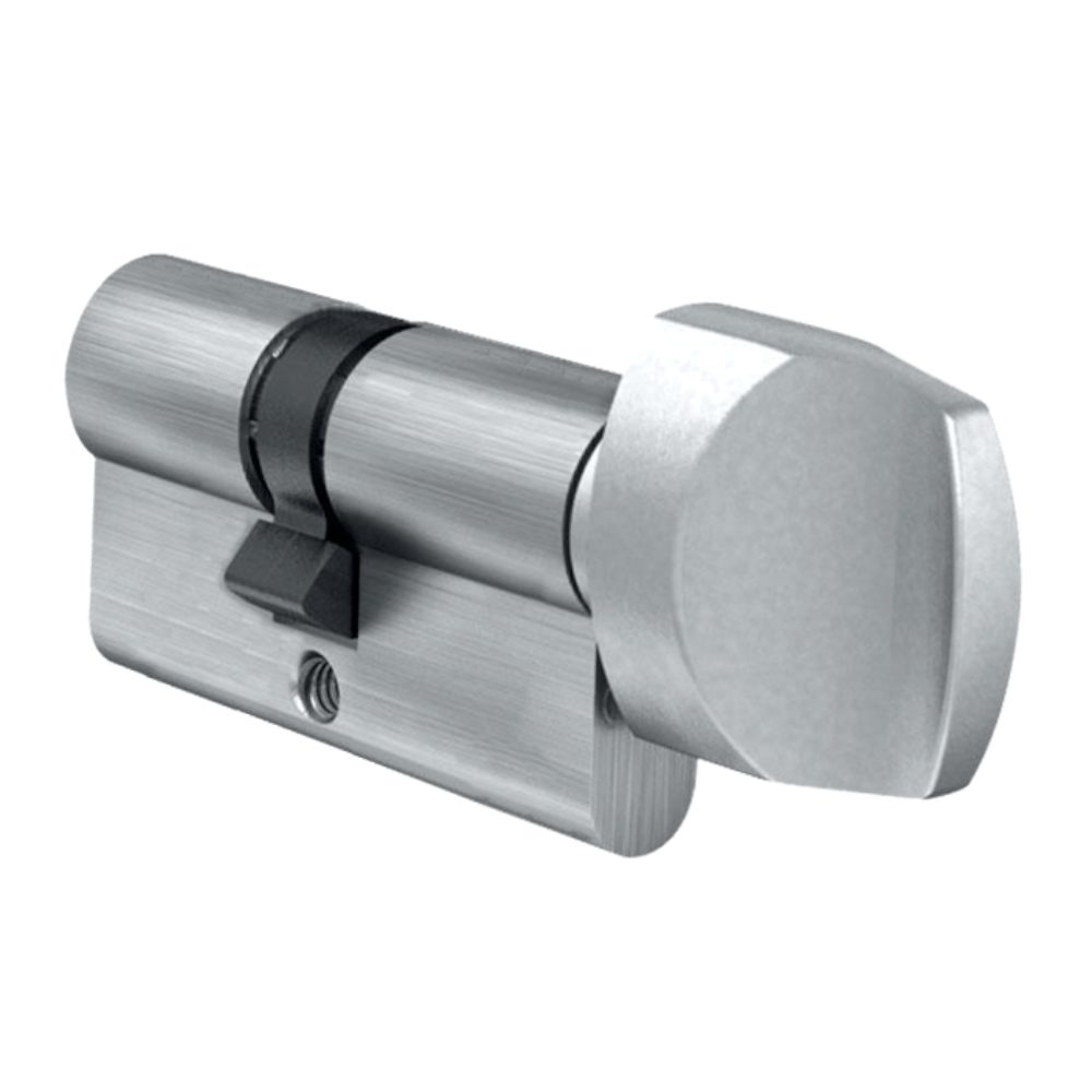 EVVA A5 KDZ Euro Key &amp; Turn Cylinder KD - L6197 - 31/T31 - Nickel Plated - A5 KDZ 31-K31 KD