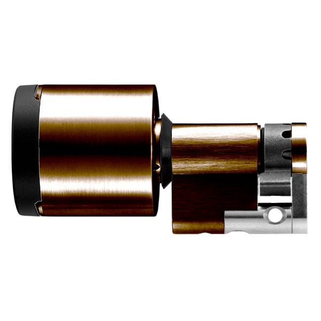 EVVA AirKey Euro Half Proximity Cylinder - L31645 - Patina Brown (Bronze) - E.A.PZ.HZ-S.PB