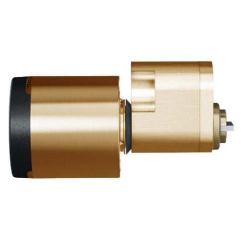 EVVA AirKey Scandinavian Proximity Security Cylinder - L31670 - Polished Brass - E.A.AI.IZ37-S.SEC.MP