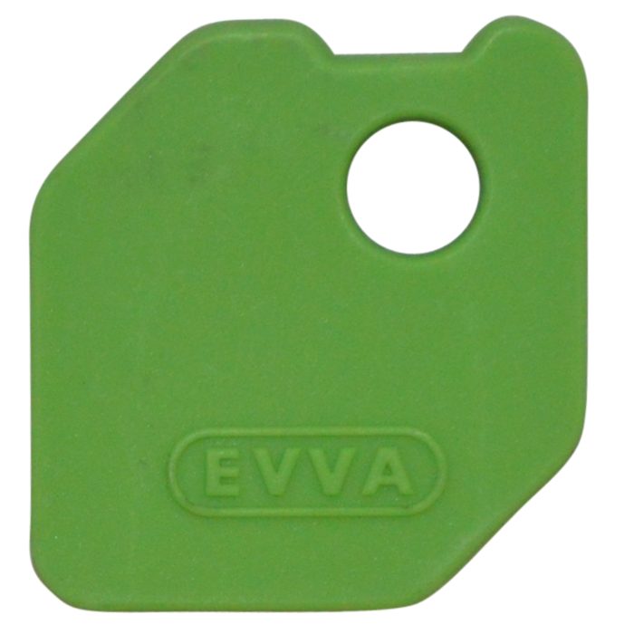EVVA EPS Coloured Key Caps - L29787 - Light Green - 43522515