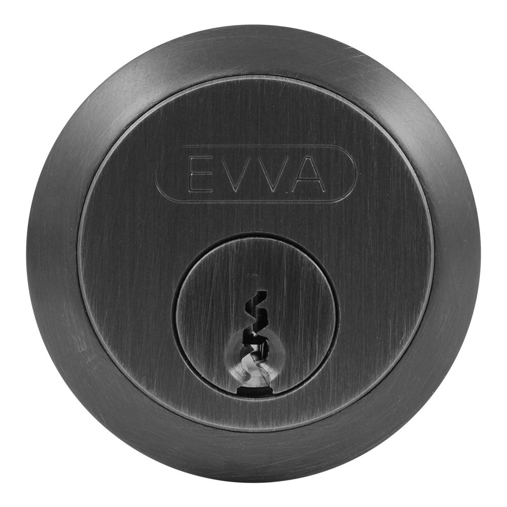 EVVA EPSnp AZG Rim Cylinder Keyed To Differ - L36465M - Black - 44BE1 KD 3K