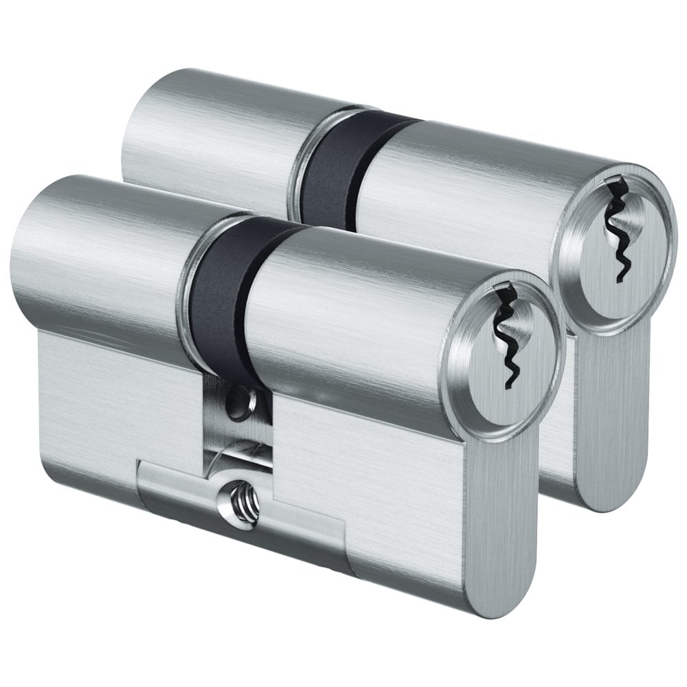 EVVA EPSnp Keyed Alike Pair DZ Euro Double Cylinder 6 Keys TS007 3*