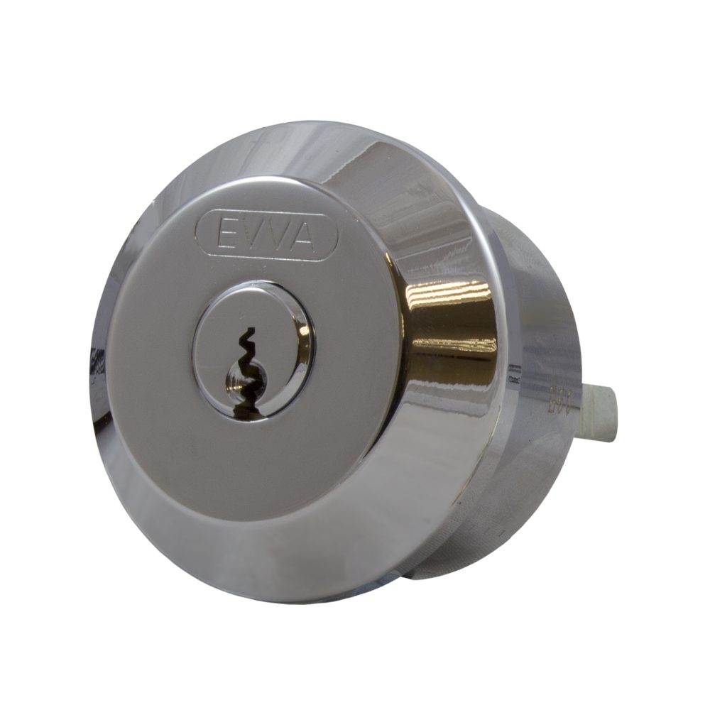 EVVA EPSnp SC1 Rim Cylinder Keyed To Differ - L34748 - Polished Chrome - EPS SC1 PC 44BE1 KD